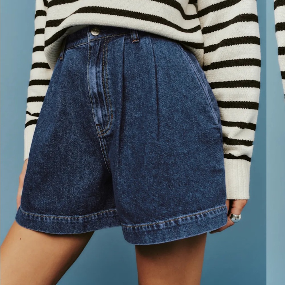 Reforms Denim Blue Women's Shorts 31